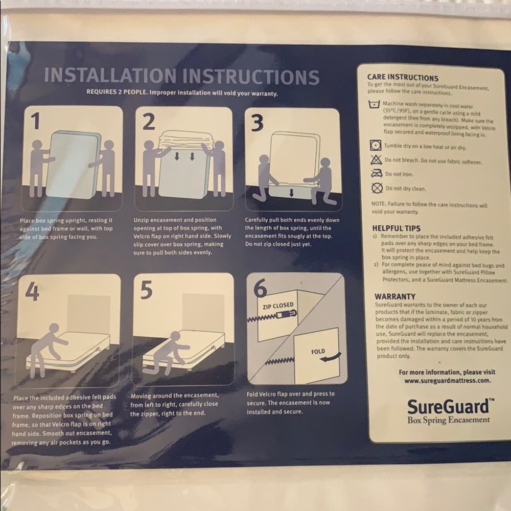 SureGuard Box Spring Encasement - Picture 2 of 2